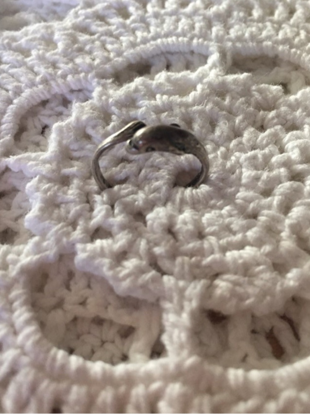 Dolphin Theme Pinkie Ring Size 2.5 Sterling